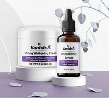  Vanish-A Whitening Cream 1.oz + strong whitening serum 1.oz (set) - GoodBrands USA 